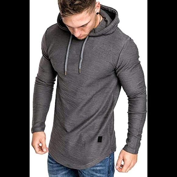 Mens Fashion Athletic Hoodies Pullover